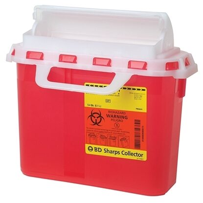 Sharps Collector,    5.4 Quart, RED, Guardian, Each