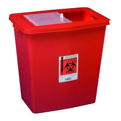 Sharps Collector, 12 Gallon, Red, Each