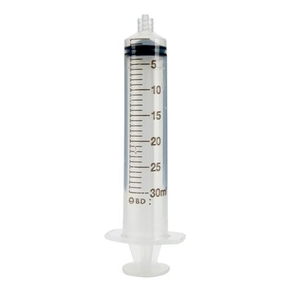 BD Luer-Lok™ Syringe with Luer Lock Tip 30 cc, 56/Box