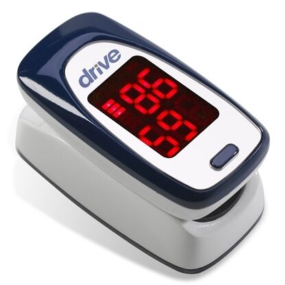 Pulse Oximeter, Finger, Battery operated, no alarm, Each