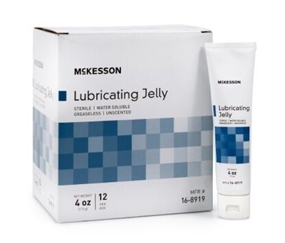 McKesson Lubricating Jelly 4 oz, 12/Box