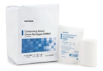 Gauze, Conforming Sterile, 3'' x 4.1 yards, 12/Package