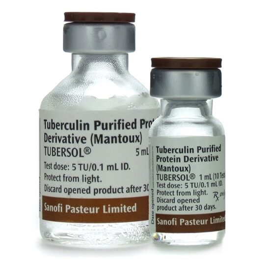 Tubersol Tuberculin Purified Protein Derivative Mantoux MDV Refrigerated