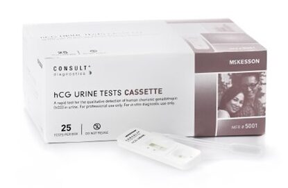 Consult® hCG Pregnancy Test, Urine Cassette, Visual Read, 25 Tests