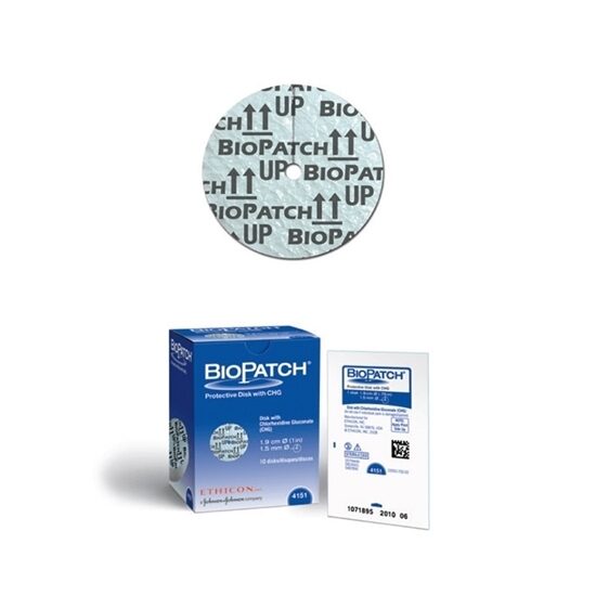 Dressing, Antimicrobial,  3/4", 1.5mm, Biopatch®, 10/Box