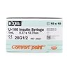1cc Insulin Syringe 28Gx 12  Exel Comfort Point 100Box