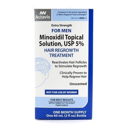 Minoxidil, 5%, Men's Solution, 60mL Bottle