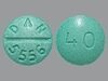 Propranolol HCl 40mg 100 TabletsBottle