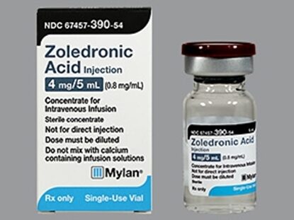Zoledronic Acid, 4mg/Vial, SDV, 5mL/Vial