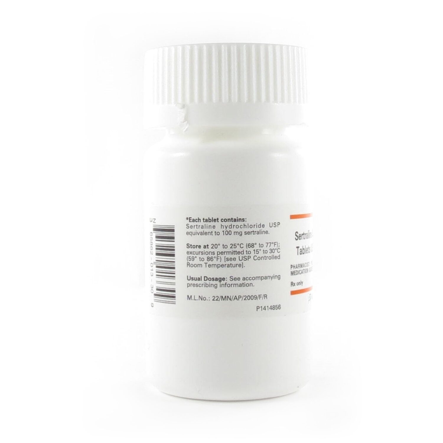 Sertraline HCl, 100mg Tablets, 30/Bottle | McGuff