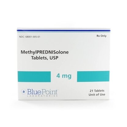 Methylprednisolone, 4mg, Dose-Pack, 21 Tablets/Box