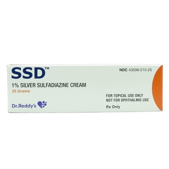 Silver Sulfadiazine SSD 1 Cream   25gramsTube   Each
