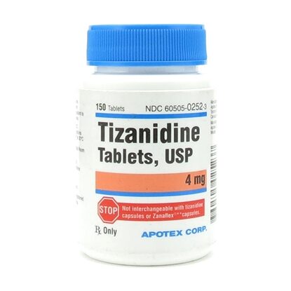 Tizanidine 4 mg Tablets, 150 Count