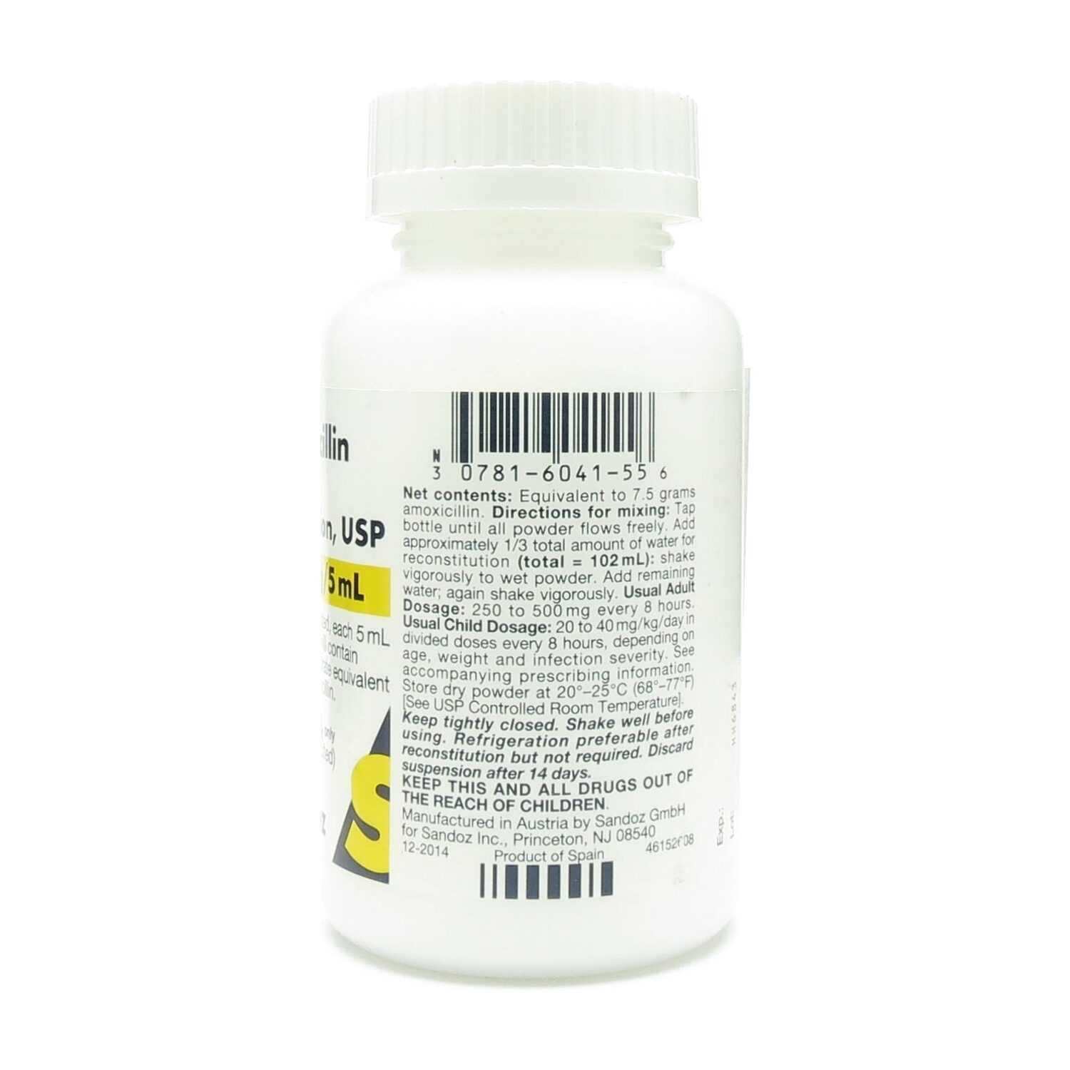 amoxicillina 250 mg/5 ml bambini dosaggio ml ogni 8 ore