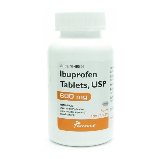 Ibuprofen 600mg 100 TabletsBottle