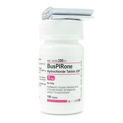 Buspirone, 5mg, 100 Tablets/Bottle