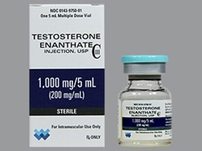 Testosterone Enanthate, [C-III] 200mg/mL,  MDV, 5mL Vial
