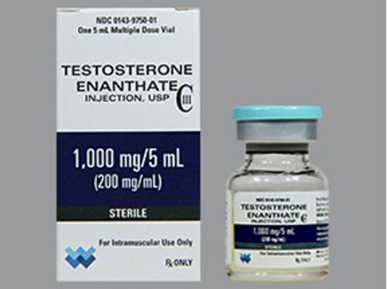 Testosterone Enanthate CIII 200mgmL  MDV 5mL Vial