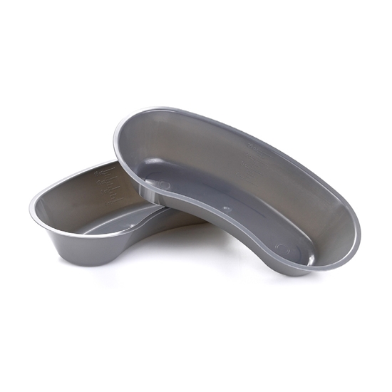 Basin Emesis  9 Graphite Plastic Disposable Each