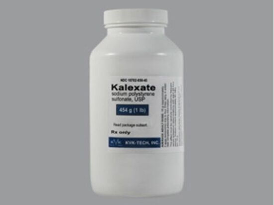 Kayexalate Sodium Polystyrene Sulfonate USP 454gm Powder Each