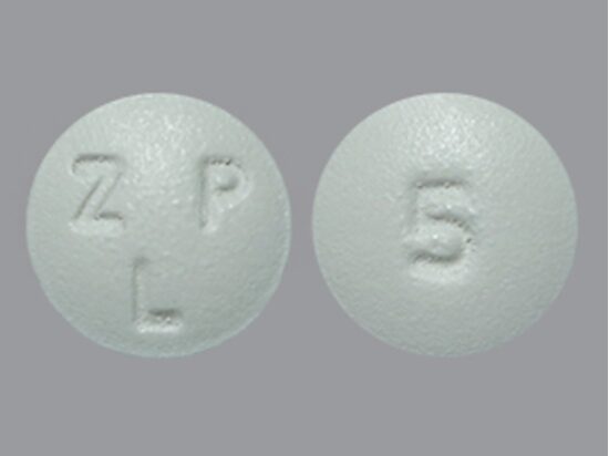 Zolpidem Tartrate CIV 5mg 100 TabletsBottle
