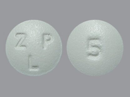 Zolpidem Tartrate [C-IV], 5mg, 100 Tablets/Bottle