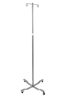 IV Stand 2Hook 4Leg TwistLock Steel Frame  extends to 92 entrust Performance Each