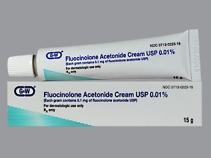 Fluocinolone Acetonide, 0.01%, Cream, 15gram/box