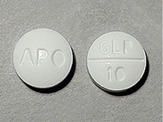 Glipizide 10mg 100 TabletsBottle