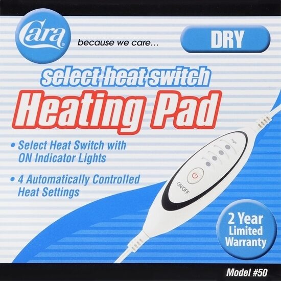 Heating Pad Dry Ultraheat 3 Setting 12 x 15 Easytouse Controller Washable Cover 9 Long Power Cord Each  D