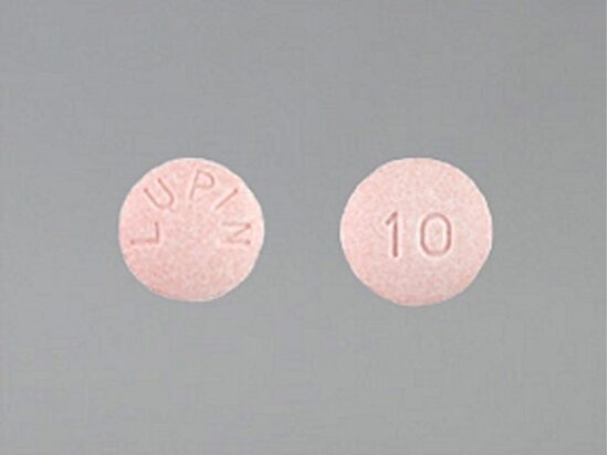 Lisinopril 10mg 100 TabletsBottle