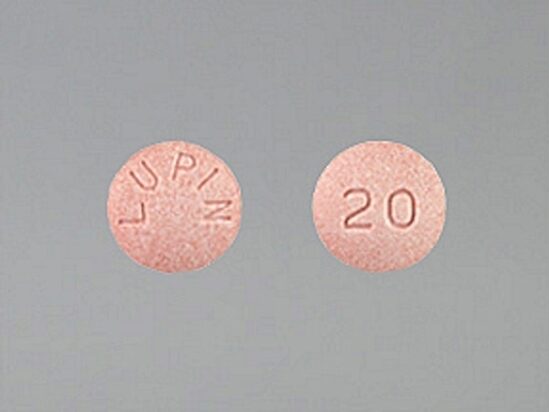Lisinopril 20mg 100 TabletsBottle