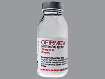 Ofirmev IV (Acetaminophen) 10mg/mL (1,000mg/vial), SDV 100mL, 24 vials/Tray