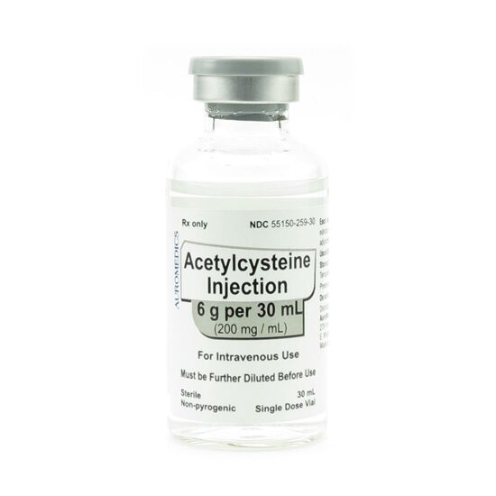 Acetylcysteine HCl 20 for Injection   SD  30ml   Vial