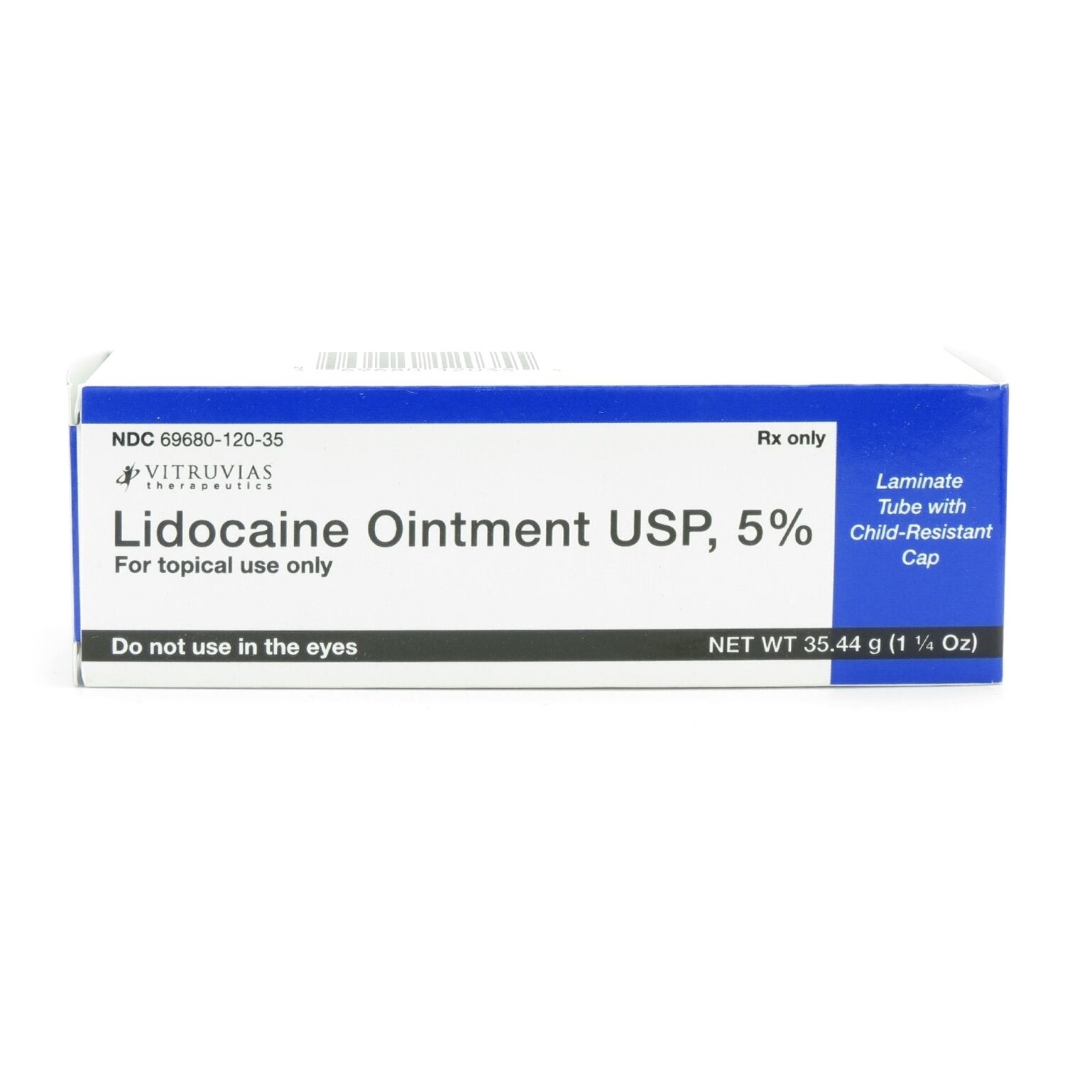 Lidocaine 5 Topical Ointment, 35gram/Tube McGuff