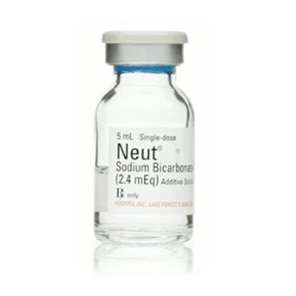 NEUT (Sodium Bicarbonate 4%), 2.4mEq/vial, SDV, 5mL Vial, Not Available
