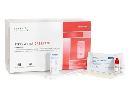 Strep A Test Kit, Rapid Test Kit McKesson Consult Infectious Disease Immunoassay Strep A Test Throat / Tonsil Saliva Sa