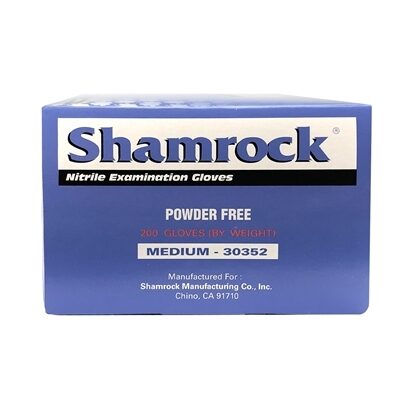 Gloves, Nitrile Synthetic P/F, Textured, Blue, Medium  100/box
