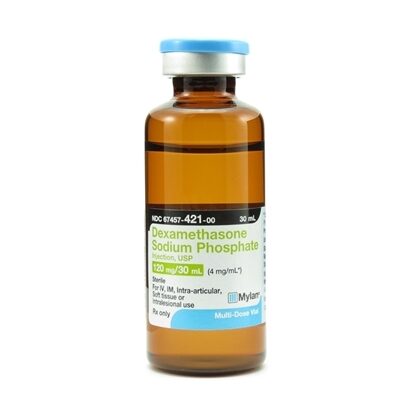 Dexamethasone Sodium Phosphate,  4mg/mL, MDV, 30mL Vial