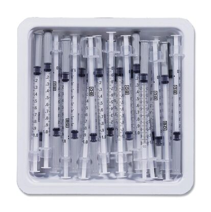 1cc Allergy Syringe, 26G x 1/2", Regular Bevel, 1,000/Case