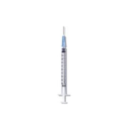 Tuberculin Syringe With Needle 1cc 27G x 1/2", 100/Box