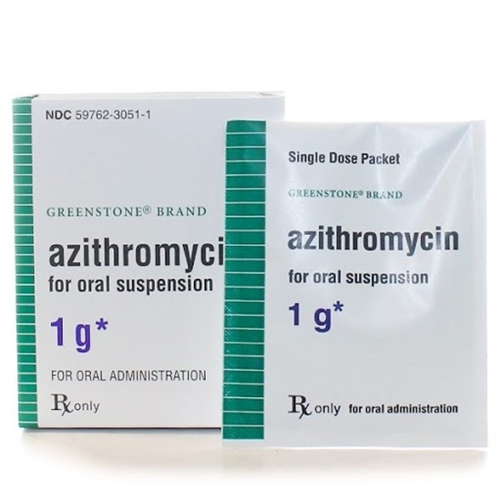 Azithromycin SD, Packet, 1 gram/Packet, 3/Box | McGuff
