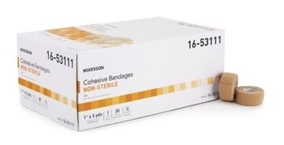 Bandage, Medipak  1" x 5 yards, Self-Adherent Latex Free, Tan, 30/Box