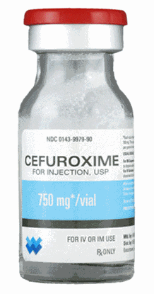 Cefuroxime Sodium Powder, 750mg/Vial, SDV, 25 Vials/Tray