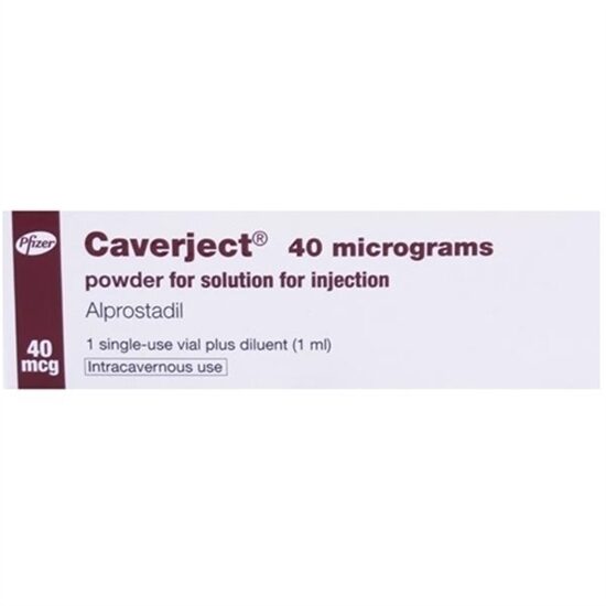 Caverject 40mcg SDV 6 VialsTray