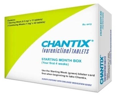 Chantix Starter Pack, Month, 53 Tablets/Pack