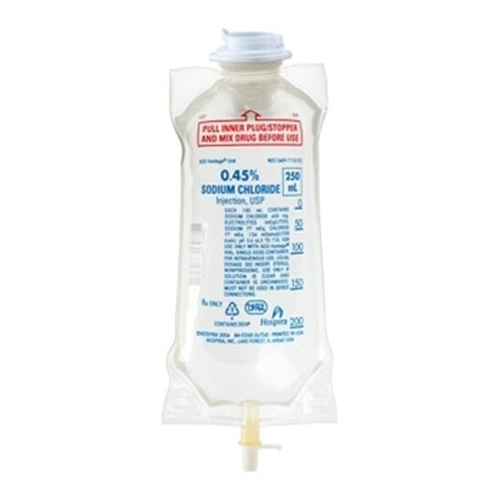 045 Sodium Chloride PVC  1000mL 12Case