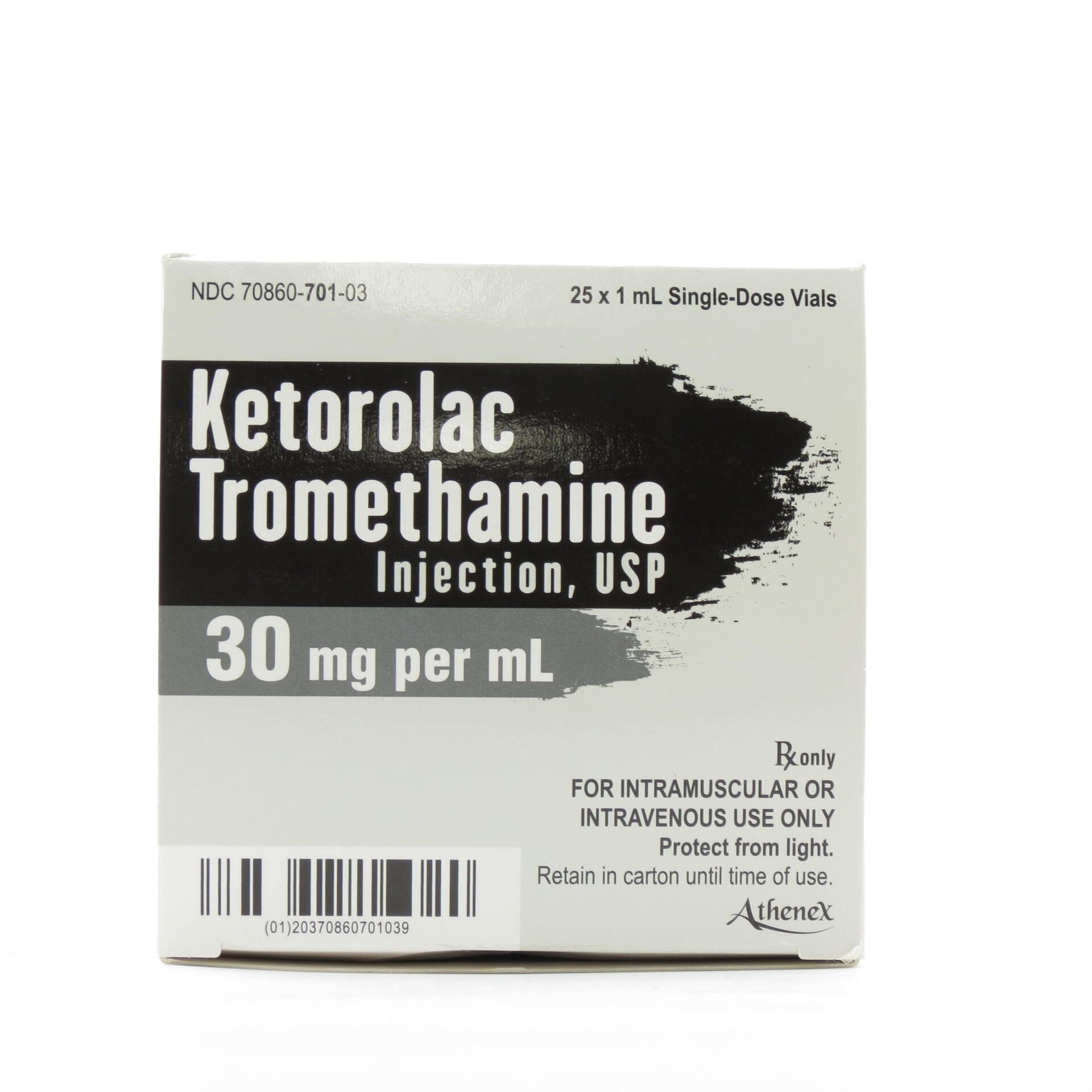 Ketorolac IV/IM, 30mg/mL, SDV, 1mL/Vial, 25/Tray McGuff