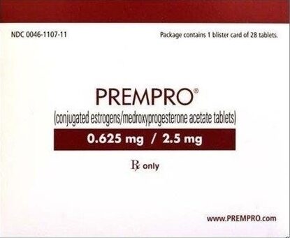 Prempro, 0.625mg/2.5mg Tablets, 28/Box