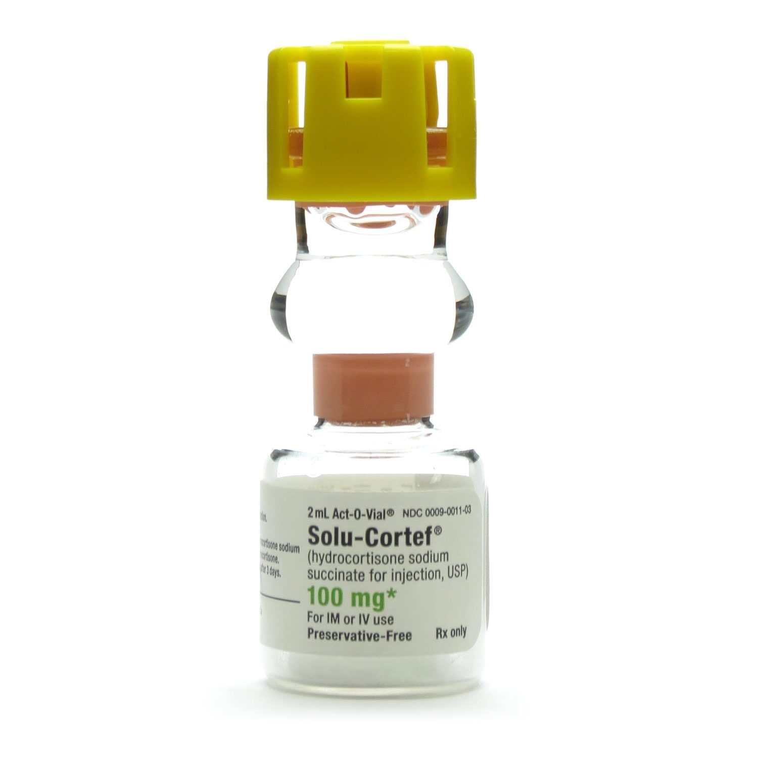 Solu-Cortef® Hydrocortisone Sodium Succinate Injection, Single Dose Act ...